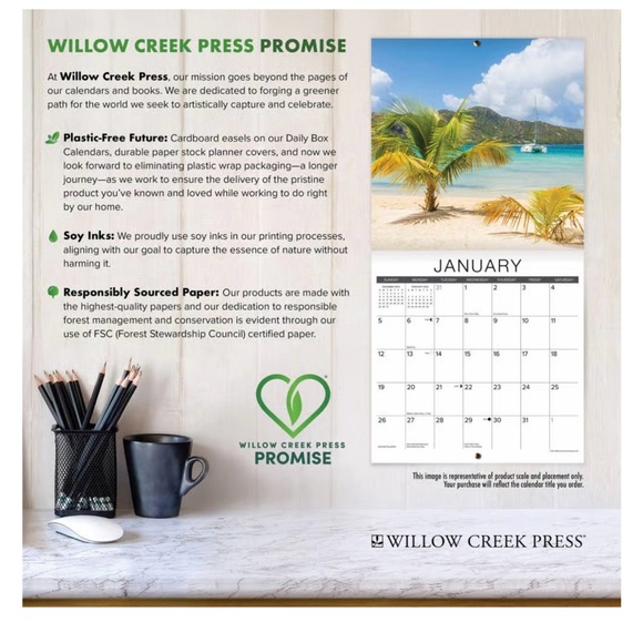 Willow Creek Press 2026 18 Months “Goldendooles” Calendar - Picture 4 of 4